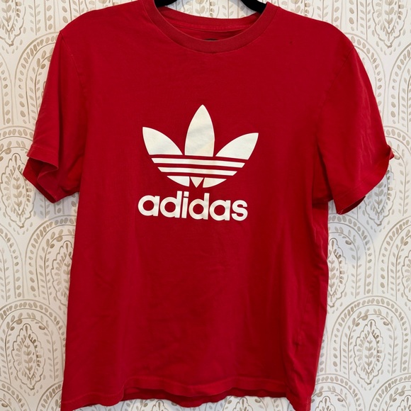 adidas Other - Adidas Originals Red Trefoil Logo T-Shirt Men’s Medium